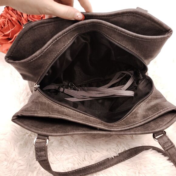 Multi Sac Oakland Gray Tote Bag Purse Storage - Picture 8 of 15